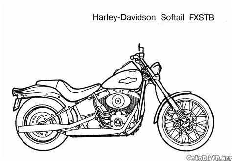 coloring page motorcycles