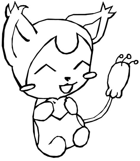 printable skitty pokemon coloring page  printable coloring pages
