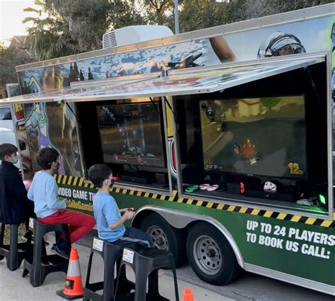 omg  mobile video gaming truck brings  party