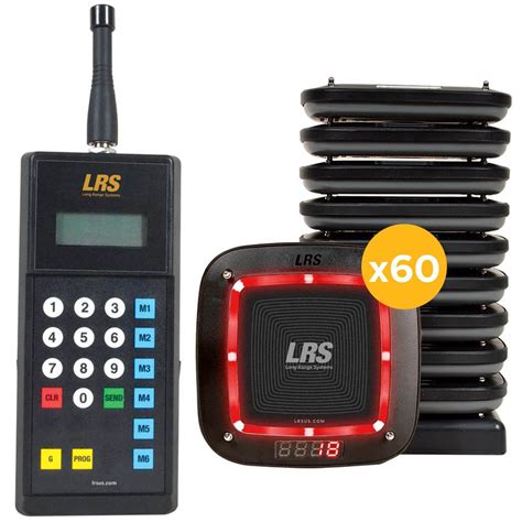 lrs guest paging system  pager kit  guest transmitter