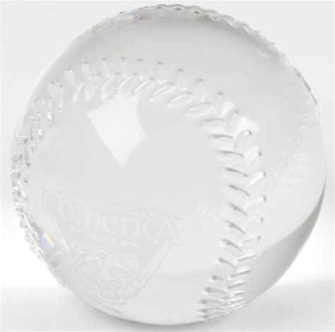 tiffany and co crystal baseball pristine auction