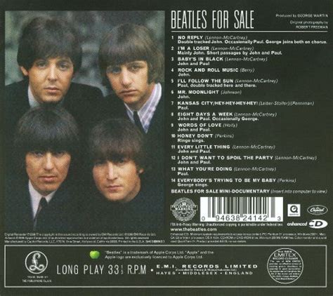 Beatles For Sale The Beatles Songs Reviews Credits Allmusic
