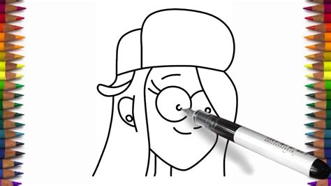 How To Draw Gravity Falls Characters Wendy Corduroy Youtube