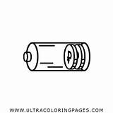 Cellula Ultracoloringpages Batteria sketch template