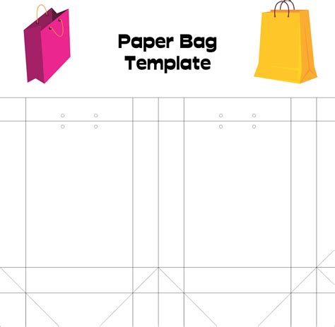 paper bag template printable