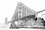 Bridge Gate Golden Coloring Pages Kids Printable Usa Drawing American Bridges Landmark Printables Sheknows Gif Choose Board Sheet sketch template