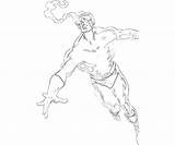 Cyclops Men Power Coloring sketch template