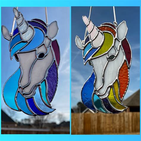 Stained Glass Unicorn Nwa Makers