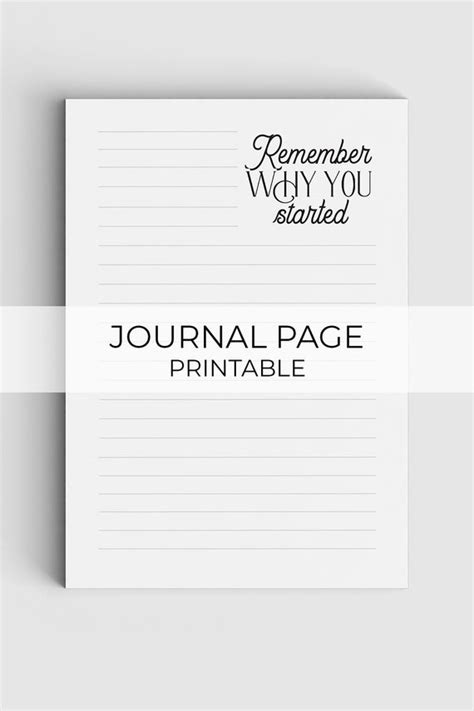 printable journal pages printable planner pages planner etsy