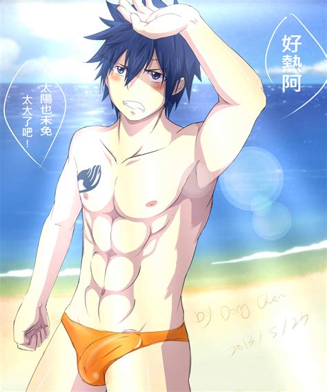 Rule 34 Dong Chen Fairy Tail Gray Fullbuster Male Male Only Solo
