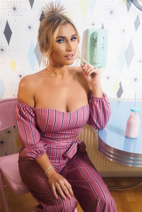 Billie Faiers Pink Stripe Bardot Top In The Style