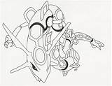 Rayquaza Ausmalbilder Legendary Drawing Pokémon Library sketch template