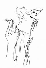 Cigarrillo Fumando Cigarro Fumar Cigarros Hombre Chicas Divertidos Humo Lindos sketch template