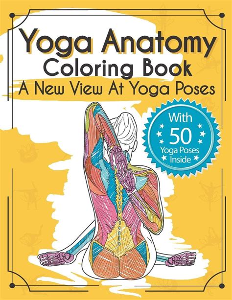 amazon yoga coloring book hd anatomy coloring book yoga anatomy