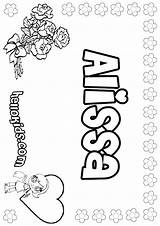 Coloring Pages Name Create Names Girls Getcolorings sketch template