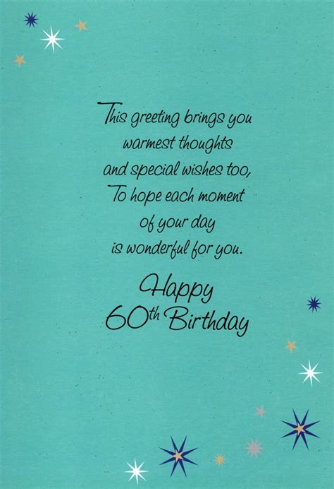 Happy 60th Birthday Greeting Card Lovely Greetings Cards