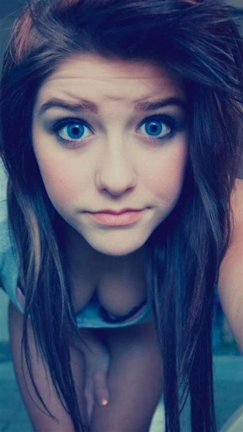 540x960 blue eyes cute teen girl 540x960 resolution hd 4k