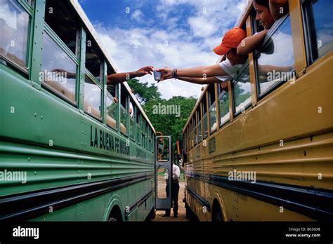 honduras copan buses  copan stock photo alamy