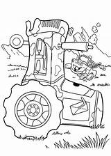 Coloring Tractor Pages Cars Frank Mater Disney Combine Kids Printable Colouring Books Movie Sheets Tow Truck Christmas Color Farm Sarge sketch template