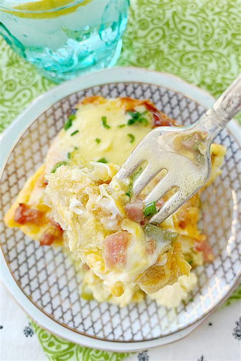 eggs benedict breakfast bake is a stunning brunch dish for a crowd