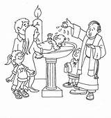 Eucaristia Sacraments Baptism sketch template