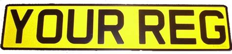 black  silver number plates legal  offer  postagevintage