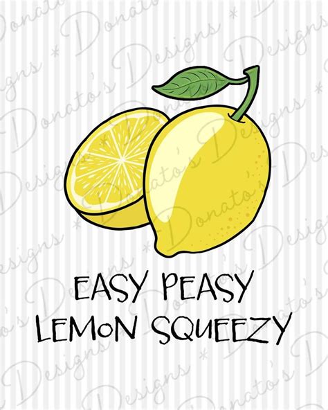 lemon easy peasy lemon squeezy printable sign etsy   photo