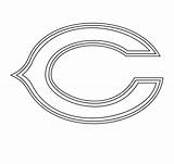 Coloring Pages Bears Nfl Chicago Football Teams Logo Logos American Many sketch template