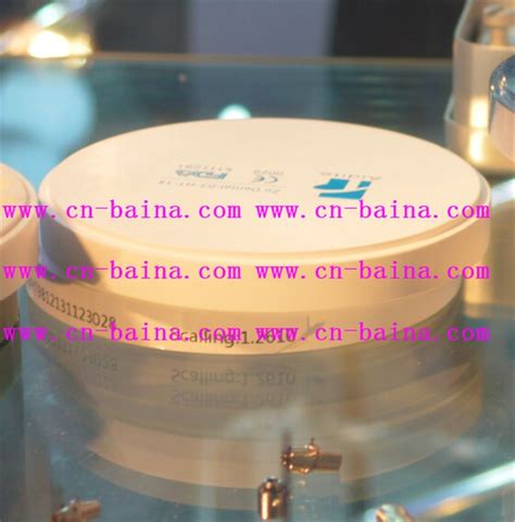 aidite zirconia blocks   high transparent diameter mm thickness mm high translucency