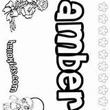Amber Coloring Pages Name Hellokids Amanda Amberlyn sketch template