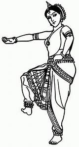 Folk Dancer Classical Cliparts Dances Bollywood Odissi Dancers Kathakali 4to40 Lasya Tandava sketch template