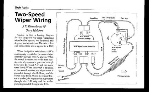 speed wiper wiring information chevy nova forum