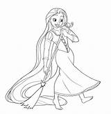 Rapunzel Facile Principesse Princesse Eccezionale Flynn sketch template