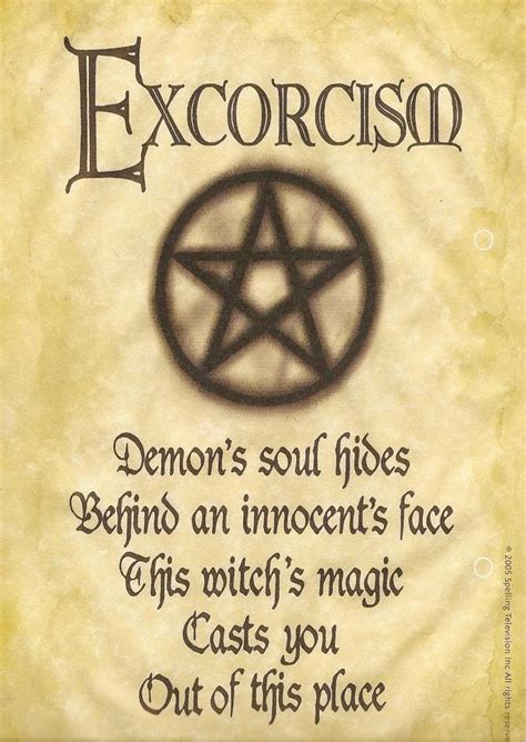 exorcism spell charmed fandom