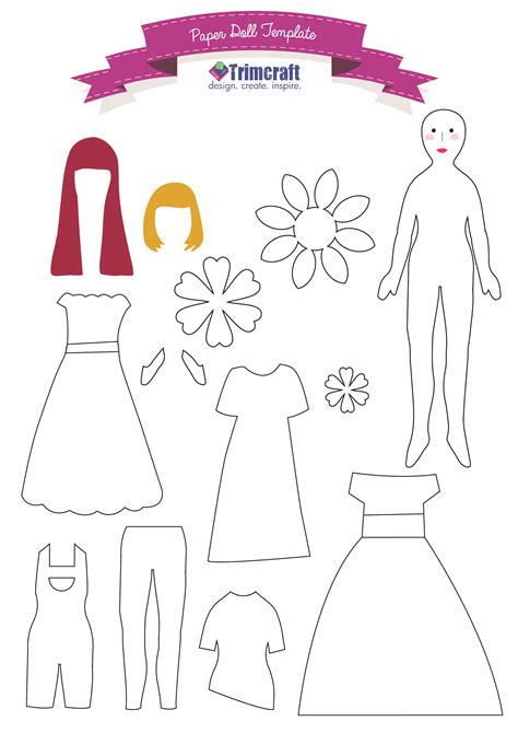 printable paper doll templates   paper dolls  clothes