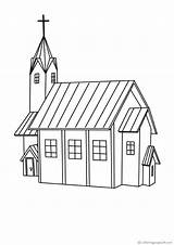 Kirchen Iglesias Igrejas Chiesa Colorear Chiese Malvorlagen Dibujosparacolorear24 sketch template