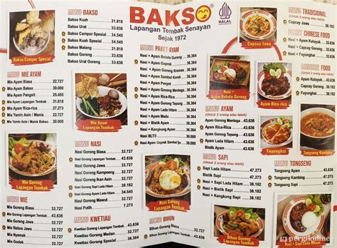 Selalu Diperbarui Menu Bakso Lapangan Tembak Senayan Kuningan