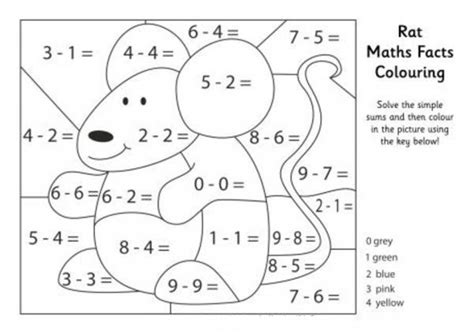simple math coloring pages  print  preschoolers cdsxi