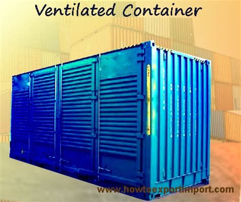 specification   ventilated container