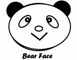 Panda Pinclipart sketch template