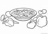 Vegetable Coloring Pages Vegetables Print Food Books sketch template