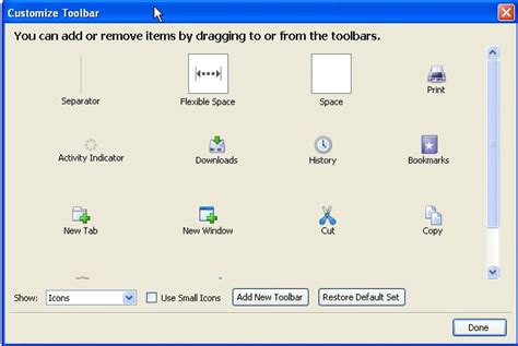 internet support   add  remove toolbar  firefox