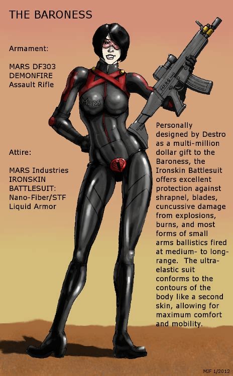 gi joe the baroness renegades outfit by mjfcreations on deviantart