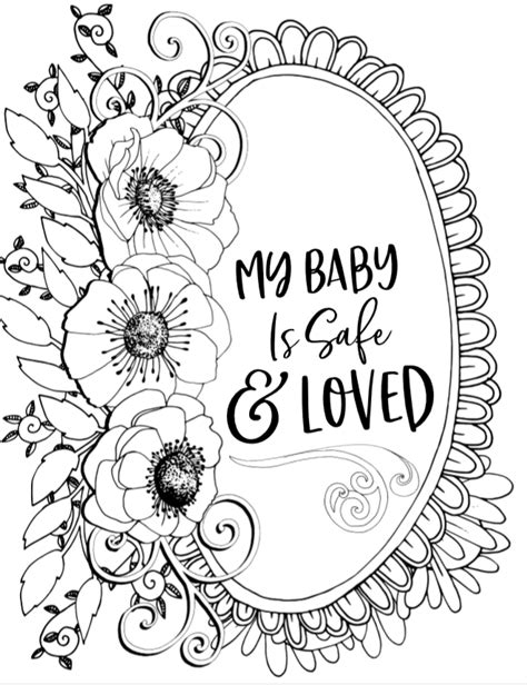 pregnant birth coloring pages