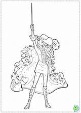 Coloring Pages Barbie Musketeers Three Dinokids Colossians Close Print Template sketch template