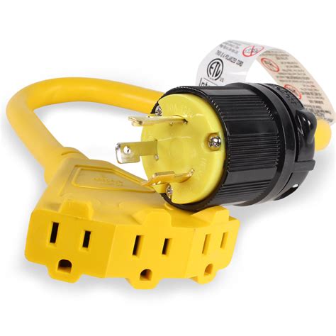 p  triple   generator power cord adapter   av