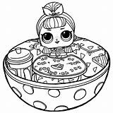 Lol Coloring Pages Dolls Doll Getcolorings sketch template