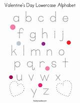 Coloring Lowercase Alphabet St Valentine Patrick Favorites Login Add Valentines sketch template