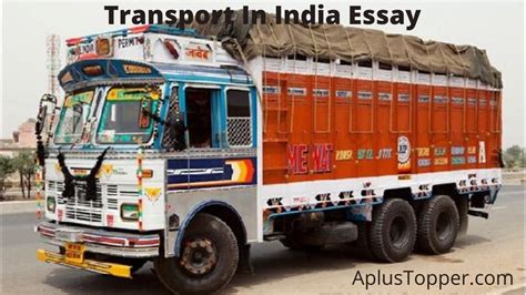 transport  india essay essay  transport  india  students  children  english
