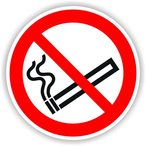 verbot rauchen verboten schild oder aufkleber